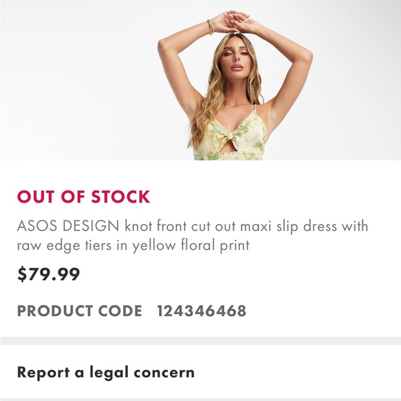 ASOS DESIGN Curve knot front cut out maxi slip dress - Picture 12 of 13